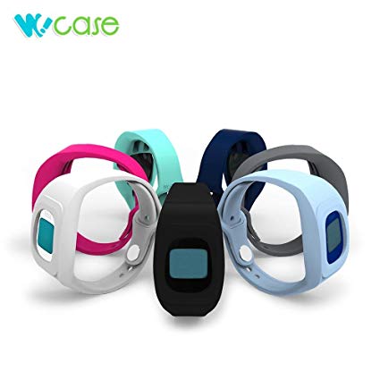 WoCase ZipBand Fitbit Zip Accessory Wristband Bracelet Collection (2015 Lastest Version, Bundled or Single Band) and Rainbow Pack Fasteners(SOLD SEPARATELY) for Fitbit Zip Activity and Sleep Tracker (Turn Your Fitbit Zip into Wearable FLEX/FORCE/CHARGE, Gift Ready Retail Package)