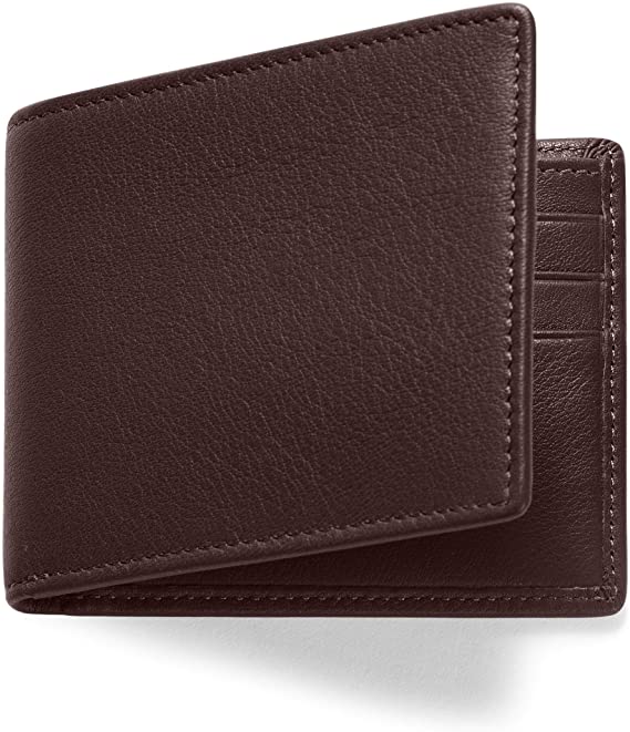 Leatherology Men's Thin Bifold Wallet - RFID Available