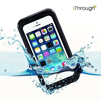 iPhone 5S Waterproof Case, iThrough Waterproof, Dust Proof, Snow Proof, Shock Proof Case with Touched Transparent Screen Protector, Waterproof Protection up to 20ft, Heavy Duty Protective Carrying Cover Case for iPhone 5 iPhone 5S iPhone 4S