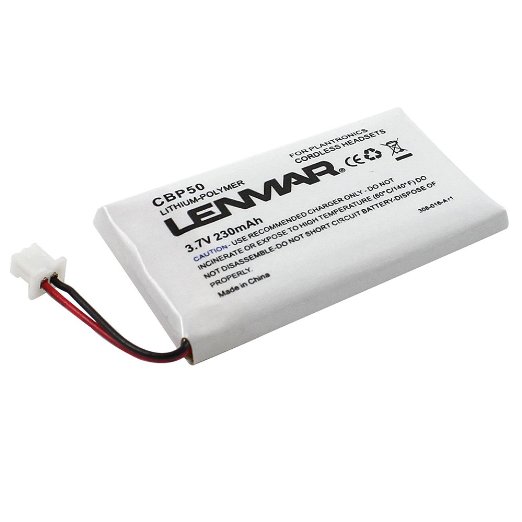 Lenmar Replacement Battery for Plantronics CS-50 CS50-USB CS-55 CS-60 Replaces OEM Avaya AWH-55 Plantronics 64327-01 64399-01 65358-01 PL-64399-01