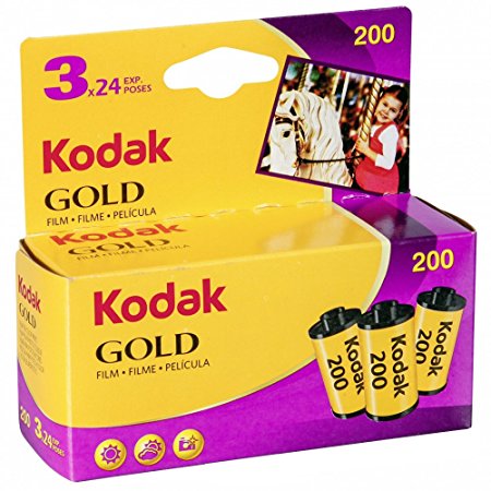 Kodak 6033971 Gold 200 Film (Purple/Yellow)