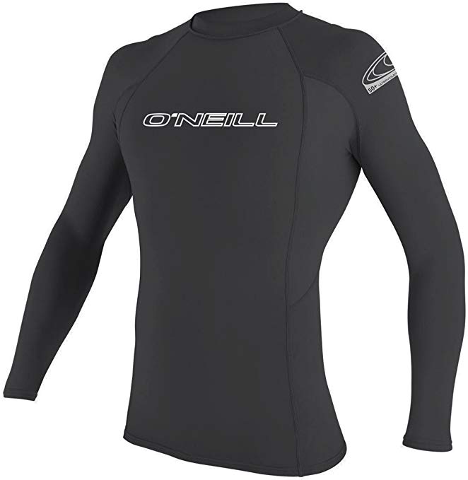 O'Neill men's basic skins long sleeve rashguard 3XL Graphite (3342IS)
