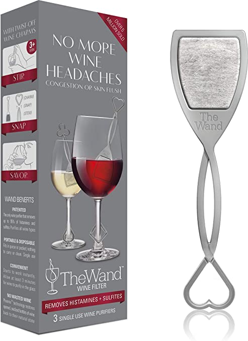 The Wand | The Only Wine Filter that Removes Histamines & Sulfite Preservatives | Savor the Wine, Skip the Side Effects (3)