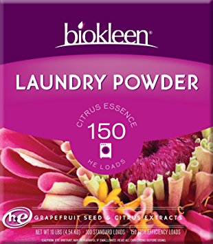 Biokleen Laundry Powder, Citrus Essence, 10 Pounds
