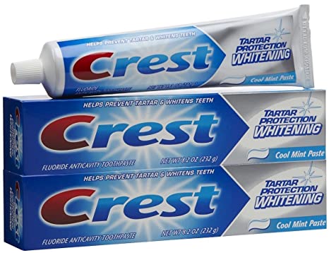 Crest Whitening Toothpaste, Cool Mint - 8.2 oz - 2 pk