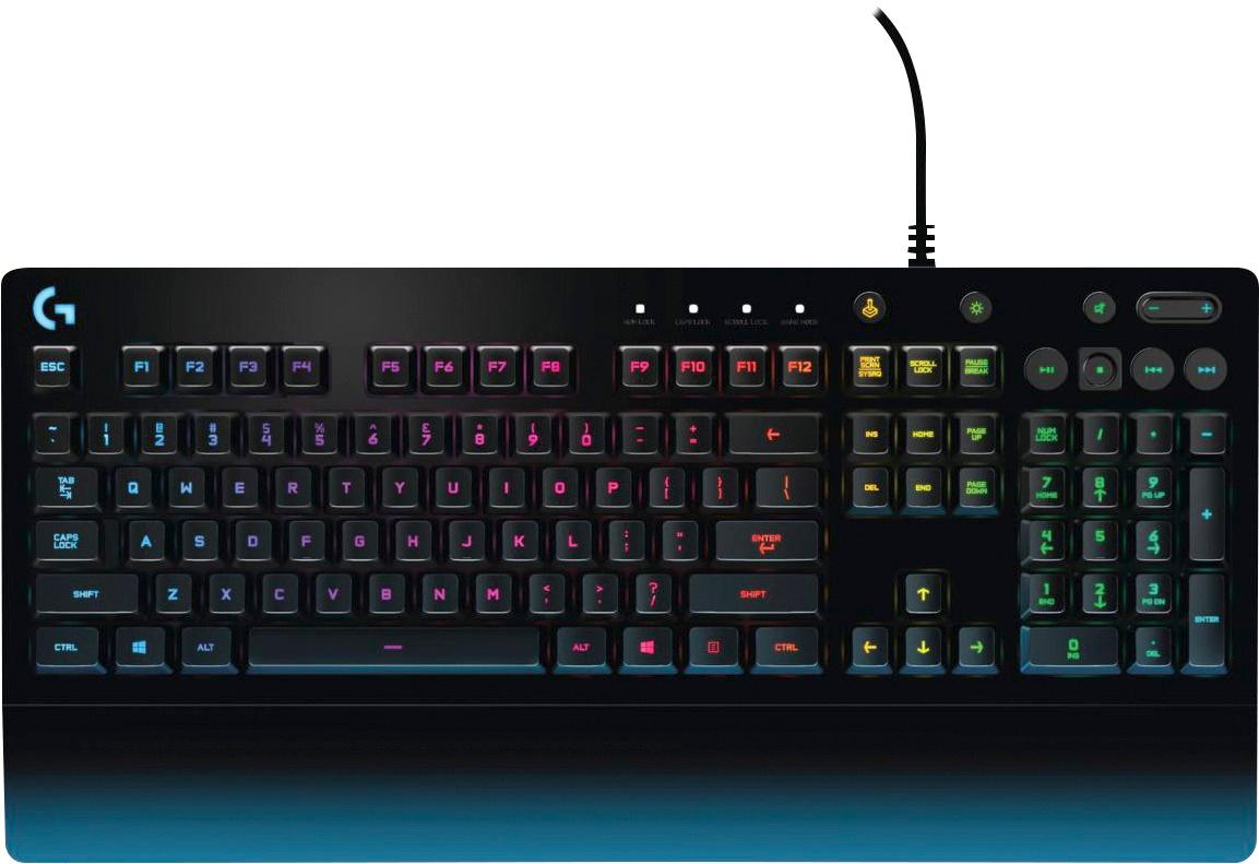 Logitech - Prodigy G213 Wired Gaming Membrane Keyboard with RGB Backlighting - Black