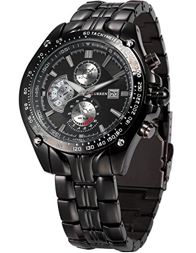 CURREN Expedition Analogue Black Dial Men's Watch - CUR022
