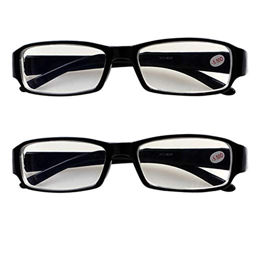 2 PRS Nearsighted Shortsighted Myopia Glasses -6.00 Strength New! **These are not reading glasses**