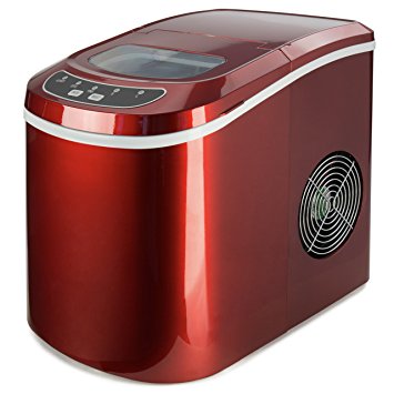 Best Choice Products Compact Digital Ice Maker w/ 2 Cube Sizes (Red)
