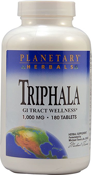 Planetary Herbals Triphala 1000Mg 180 tablets