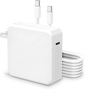 Mac Book Pro Charger - 100W USB C Charger Fast Charger for Mac Book pro/Air iPad Pro 12.9, 11 inch 2020/2018 Samsung Galaxy and All USB-C Laptops and Phones