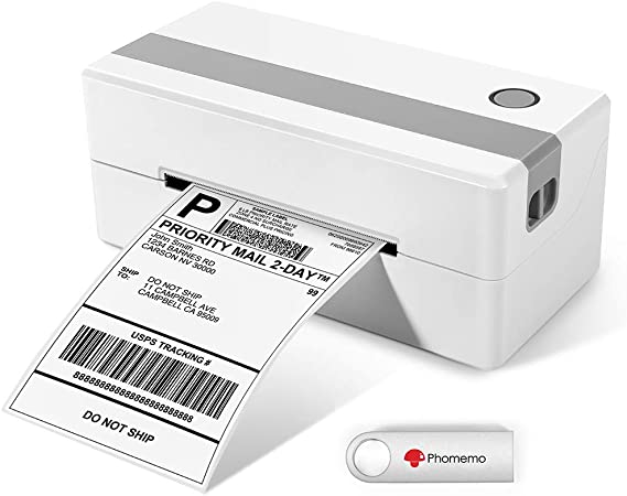 Phomemo Thermal Label Printer- Upgraded PM-246 Shipping Thermal Label Printer- High Speed Commercial Printer for Shipping Labels, Barcodes, Mailing, Postage, Compatible with UPS WorldShip, Shopify, Amazon, Ebay