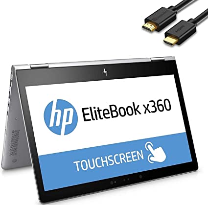 HP ELITEBOOK X360 830 G6 2-in-1 13.3" IPS Touchscreen FHD (1920x1080) Business Laptop (Intel Quad Core i5-8265U, 16GB RAM, 1TB SSD) Backlit, Fingeprint, Wi-Fi 6, Thunderbolt 3, Win 10 Pro IST Cable