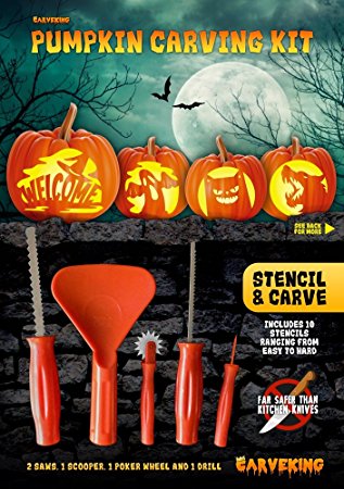 NEW: Stencil & Carve Pumpkin Carving Kit