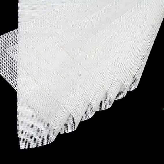 CoiTek Silicone Dehydrator Sheets for Food Fruit Dryer, 6 Pcs Non Stick Food Dehydrator Sheets Baking Mats, White 35cm*35cm