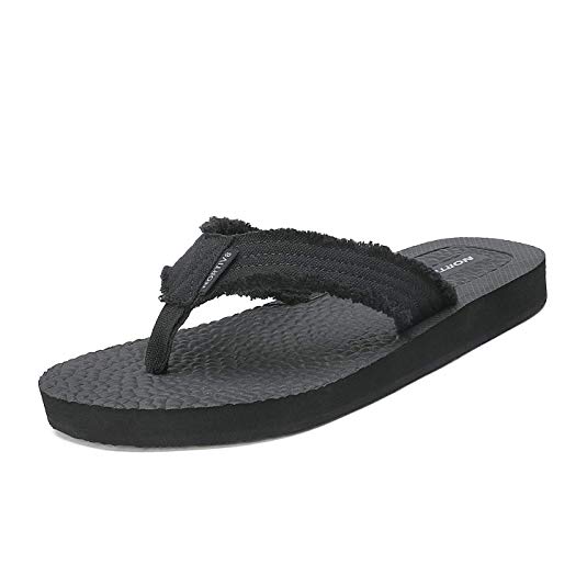 NORTIV 8 Men's Thong Flip Flops Sandals Comfortable Light Weight Beach Sandal