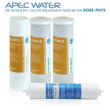 APEC Water Systems FILTER-SET-ESPH Stage 1, 2, 3 and 6 Replacement Filter for Under sink Alkaline System