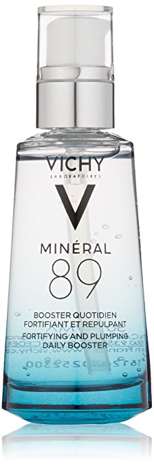 Vichy Mineral 89 Fortifying, Hydrating & Plumping Daily Skin Booster, Face Moisturizer with Hyaluronic Acid, 1.67 Fl. Oz.