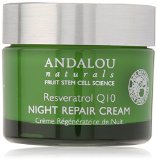 Andalou Naturals Resveratrol Q10 Night Repair Cream 17 Ounce