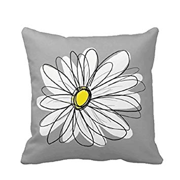 LHWY 45cm*45cm Comfortable Soft Flower pattern Pillow Case Cushion Cover Home Decor Sofa Waist Throw