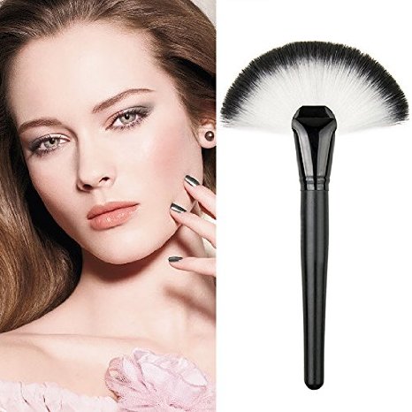 ACE Professional Single Makeup Brush Blush  Powder Sector Makeup Brush Soft Fan Brush Foundation Brushes Make Up Tool