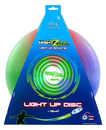 Toysmith Nightzone Light Up Disc