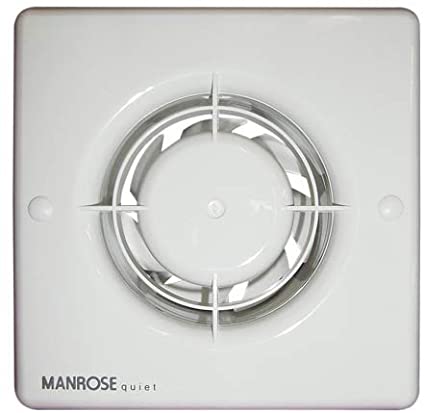 Manrose QF100H 4-inch Quiet Extractor Fan with Integral Humidistat and Timer