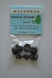 Wildtoad  Black Plastic Hooks and Earbuds for LG Tone HBS- 700 HBS 730