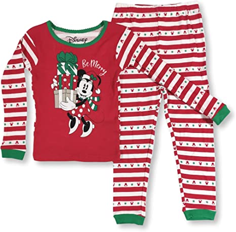 Minnie Mouse Christmas Pajamas for Toddlers Be Merry 2-Piece PJ Set