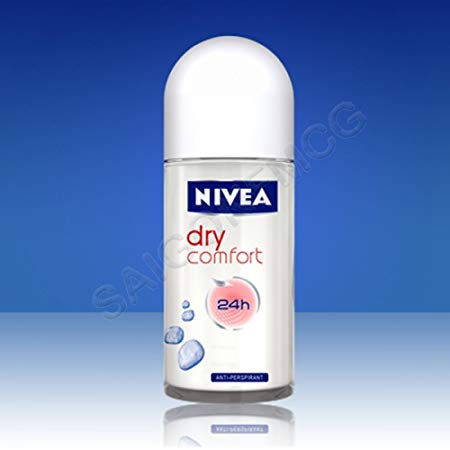 Nivea Dry Comfort Deodorant Antiperspirant Roll-on 50 ml (3-Pack)