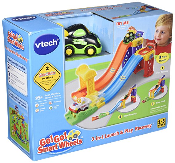 VTech Go! Go! Smart Wheels 3-In-1 Launch and Play Raceway