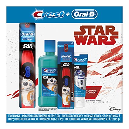 Oral-B and Crest Kid's HoliDay Pack Toothpaste, Disney's Star Wars