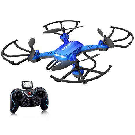 Drone, Potensic F181A 2.4G 4CH 6Axis RC Quadcopter Drone RTF Altitude Hold with Newest Hover Headless Mode and 3D Flips Function