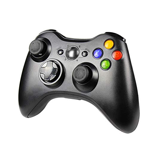 JAMSWALL Wireless Controller for Xbox 360，Wireless Game joysticks Remote Controller for Microsoft Xbox 360 Console Windows PC