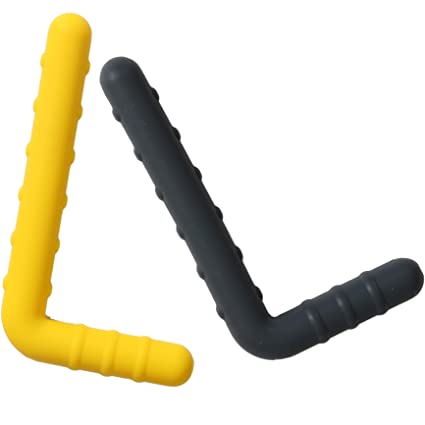 Fun and Function CheweLs (Set of 2) - Easy to Hold Sensory Chew - Sensory Fidget and Oral Motor Therapy Tool for Kids with Special Needs - for Ages 4