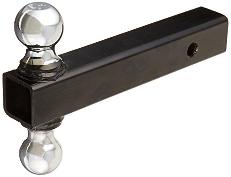 Neiko 20039A Double Ball Trailer Hitch and Mount for Towing, Adjustable Dual Size 1-7/8"/2" | 5,000 LB Capacity