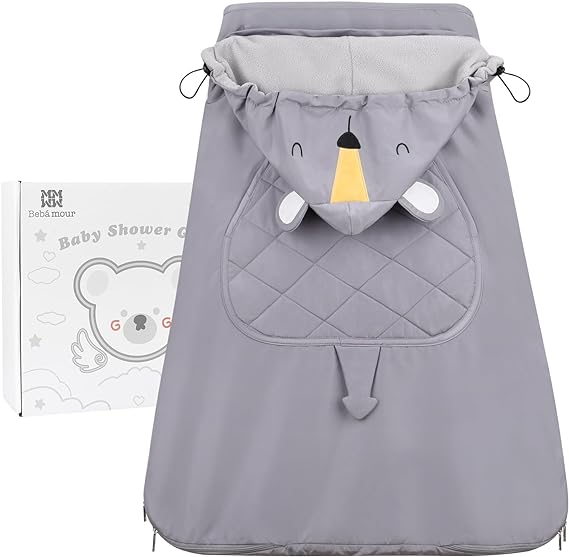 Bebear Winter Cover for Baby Carrier Warm Universal Hoodie Baby Carrier Cover for All Seasons, Koala