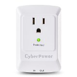 CyberPower CSP100TW 900 Joule Professional 1-Outlet Surge Suppressor - Wall Tap