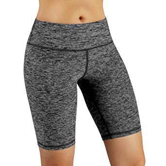 ODODOS by Power Flex Yoga Shorts for Women Tummy Control Workout Running Shorts Pants Yoga Shorts with Hidden Pocket