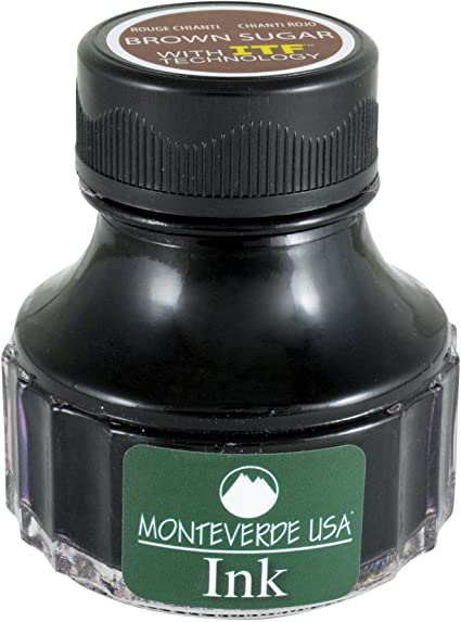 Monteverde USA Ink with ITF Technology, 90 ml Brown Sugar (G308BS)
