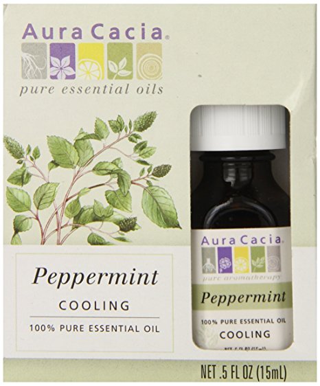 Aura Cacia Essential Oil, Peppermint, 0.5 Ounce