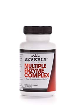 Beverly International Multiple Enzyme Complex, 100 Tablets. Give Your Stomach a Break. Your Muscles Will Thank You