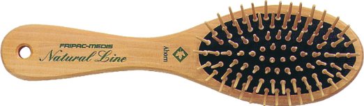 Fripac-Medis Natural Line Maple Oval Brush with 8-Row
