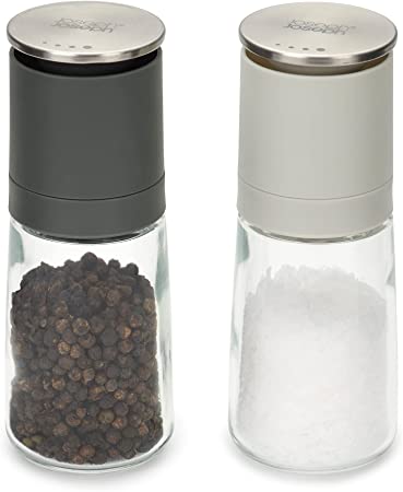 Joseph Joseph Duo No-Spill Salt And Pepper Refillable Mill Set