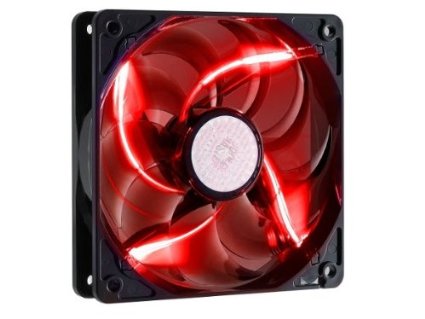 Cooler Master SickleFlow 120 - Sleeve Bearing 120mm Red LED Silent Fan for Computer Cases CPU Coolers and Radiators