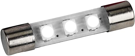Parts Express LED Fuse Lamp for Marantz Sansui Kenwood Yamaha Sony - Warm White 8 Volt 5 Pack
