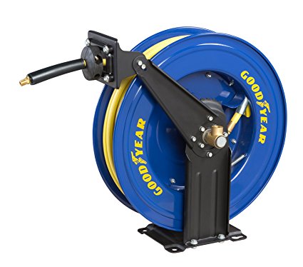 GOODYEAR 46731 3/8-Inch by 50-Feet Retractable Air Hose Reel [Discontinued]