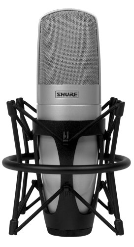 Shure KSM32/SL Embossed Single-Diaphragm Cardioid Condenser Studio Microphone, Champagne