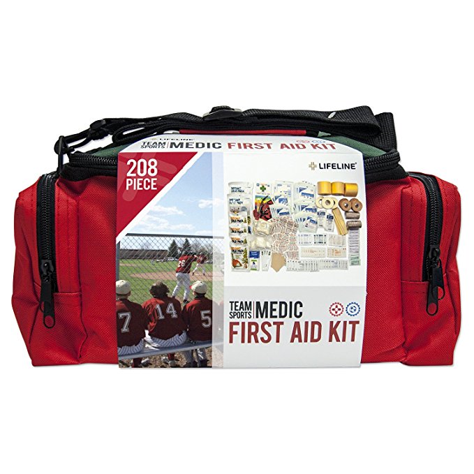 Lifeline First Aid Sports Medic 208 Piece First Aid Kit