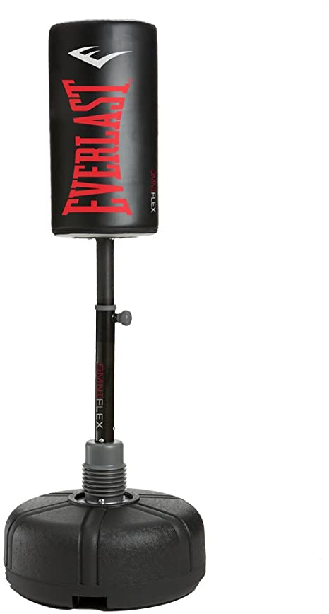 New Everlast Omniflex Freestanding Heavy Bag, Black Red, 67"